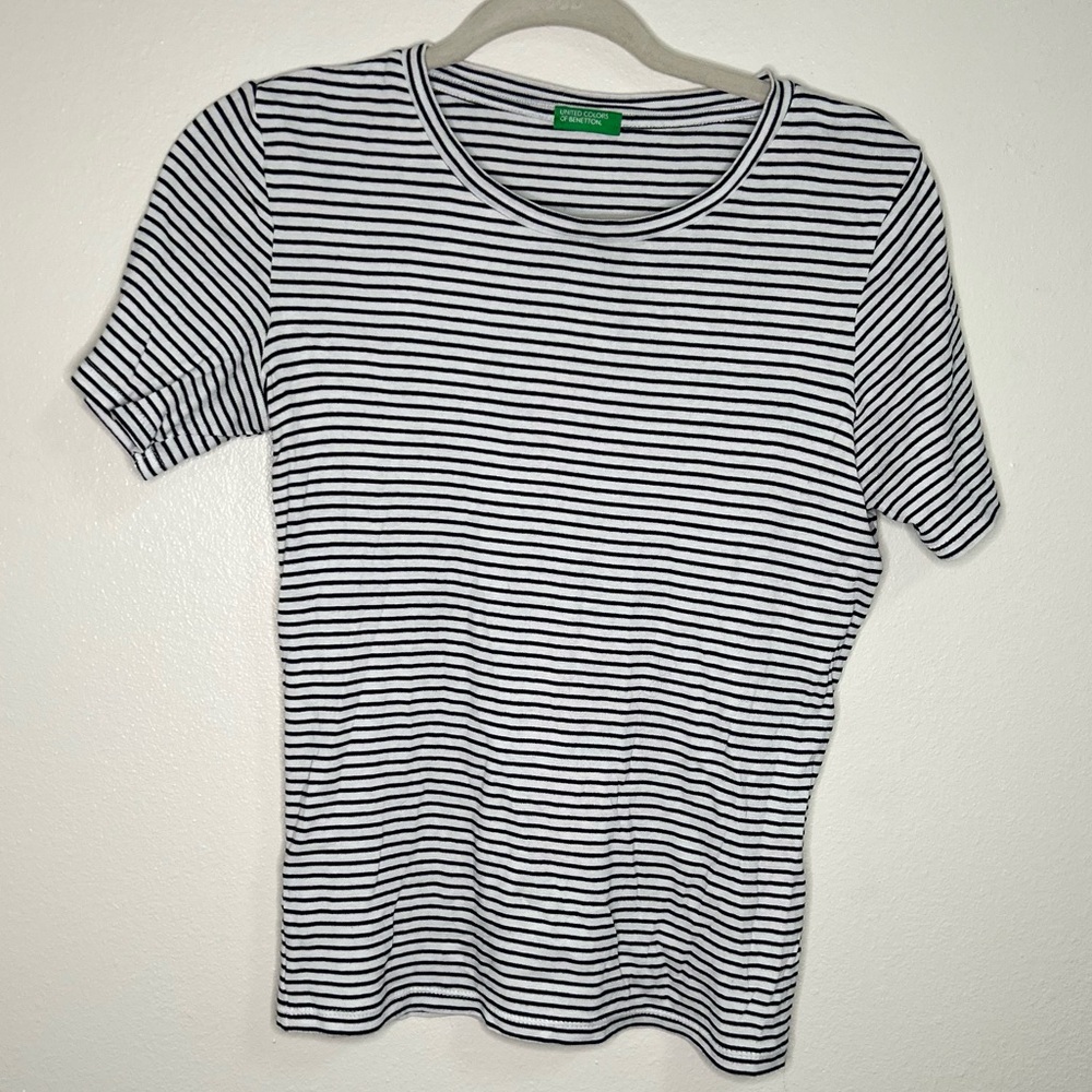 United colors of Benetton striped shirt sleeve shirt
